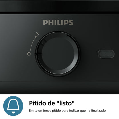 Philips Cuece huevos Serie 3000, Tamaño familiar hasta 6 huevos (blandos, medios, duros, escalfados), Fácil de limpiar, Bandeja para escalfar y perforador de huevos, 400 W, Diseño compacto (HD9137/90)