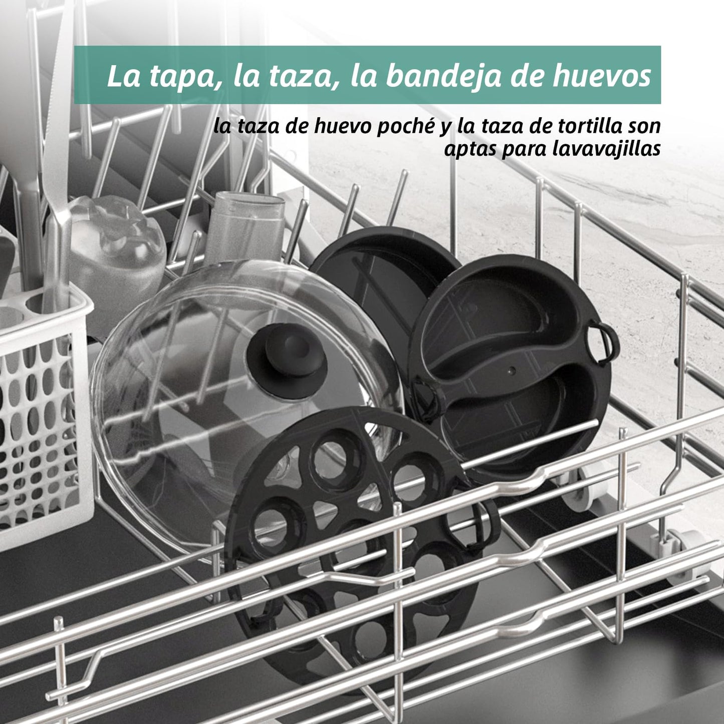 YASHE Cocedor de Huevos, Cocedor Huevos de 360 W, 7 huevos fáciles de pelar, huevos blandos, medianos, duros, pochados, fabricante de tortillas, vaporera, zumbador, luz indicadora, libre de BPA