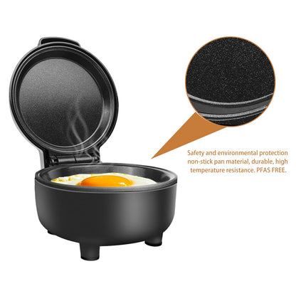 Hyvance Smart Cocina de Huevos Fritos, Cocinado a Baja Temperatura, Haz huevos fritos tipo Sunny side up, Over easy, etc. Se detiene automáticamente con alerta de sonido cuando está listo
