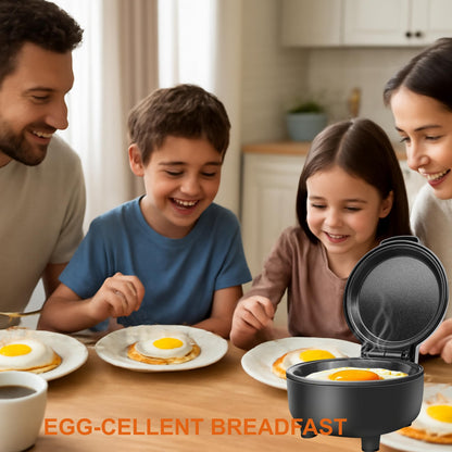 Hyvance Smart Cocina de Huevos Fritos, Cocinado a Baja Temperatura, Haz huevos fritos tipo Sunny side up, Over easy, etc. Se detiene automáticamente con alerta de sonido cuando está listo